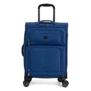 TRAVELERS CHOICE Blue 22in Cedar Softside Carry-on Spinner